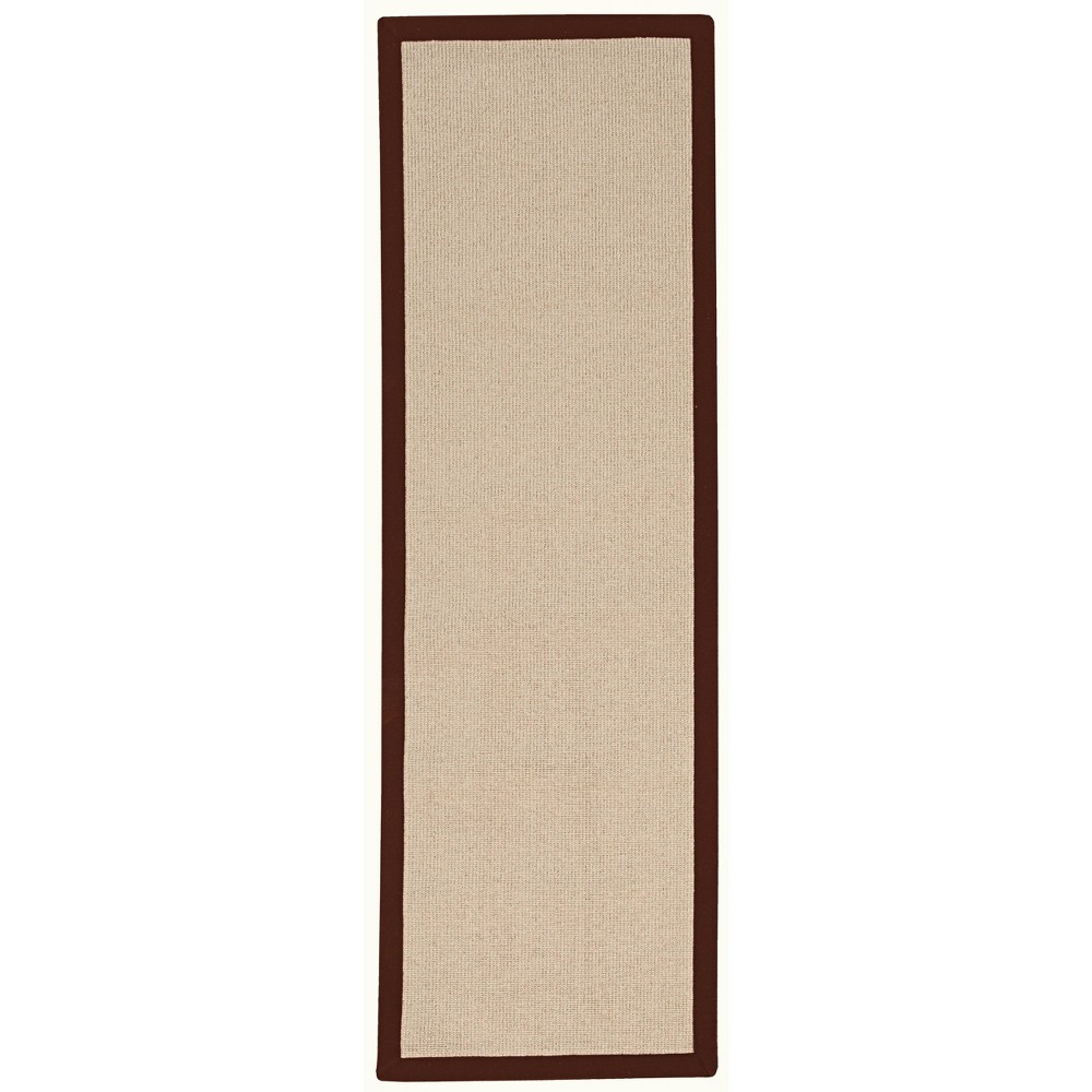 2'6inx12' Runner Athena Wool Brown - Linon