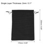 Unique Bargains Cotton Linen Bank Coin Change Bag with Drawstring 6 Pcs - 2 of 4