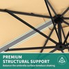 Cantilever Patio Umbrella 10x10ft Large Rectangle Umbrella Outdoor Market Umbrellas 360 Rotation Offset Hanging Outdoor Shade - 4 of 4