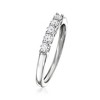 Ross-Simons 0.33 ct. t.w. Lab-Grown Diamond 5-Stone Ring in Sterling Silver - 3 of 4