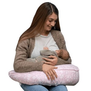 Boppy Uplift Nursing Pillow - Pink Frost Floral - 1 of 4