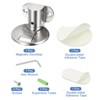 Unique Bargains Adjustable Magnetic Door Stop with Self Adhesive and Screw Mount - 3 of 4