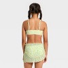 Girls' 3pc Rosie Blooms Bikini Set - art class™ Yellow - 4 of 4