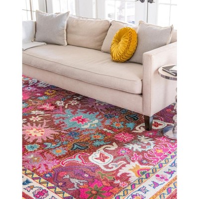 Medici Multi-Color Synthetic Bohemian Area Rug 8' x 11'