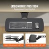 VEVOR Keyboard Tray under Desk Adjustable Height,Height and Angle Adjustable under Desk Keyboard Tray Slide out,Large 25x9.8in Keyboard Holder,Black - 3 of 4