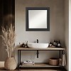 Amanti Art Sloped Beveled Framed Bathroom Vanity Wall Mirror - 4 of 4