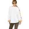 Women's Sheer Floral Puff Sleeve Knit Top - umgee - 3 of 3