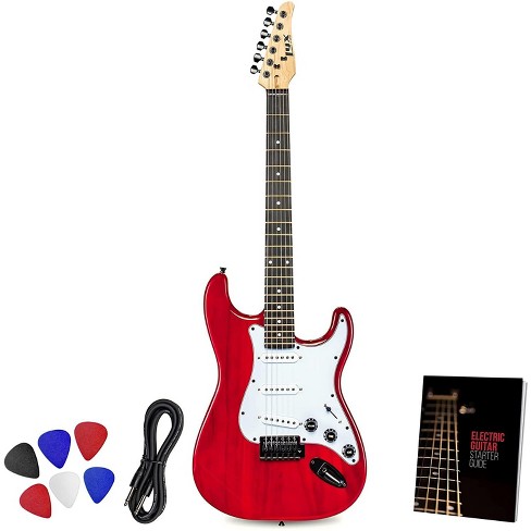 red electric guitar