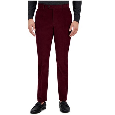 Tommy Hilfiger Mens Modern Fit Solid Casual Corduroy Pants