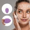 Unique Bargains Teardrop-shaped Compressed Facial Sponge 5 Pcs - 2 of 4