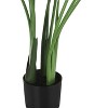 Artificial Plant, 44" Tall, Bird Of Paradise Tree, Indoor, Faux, Fake, Floor, Greenery, Potted, Decorative, Green Leaves, Black Pot - 3 of 4