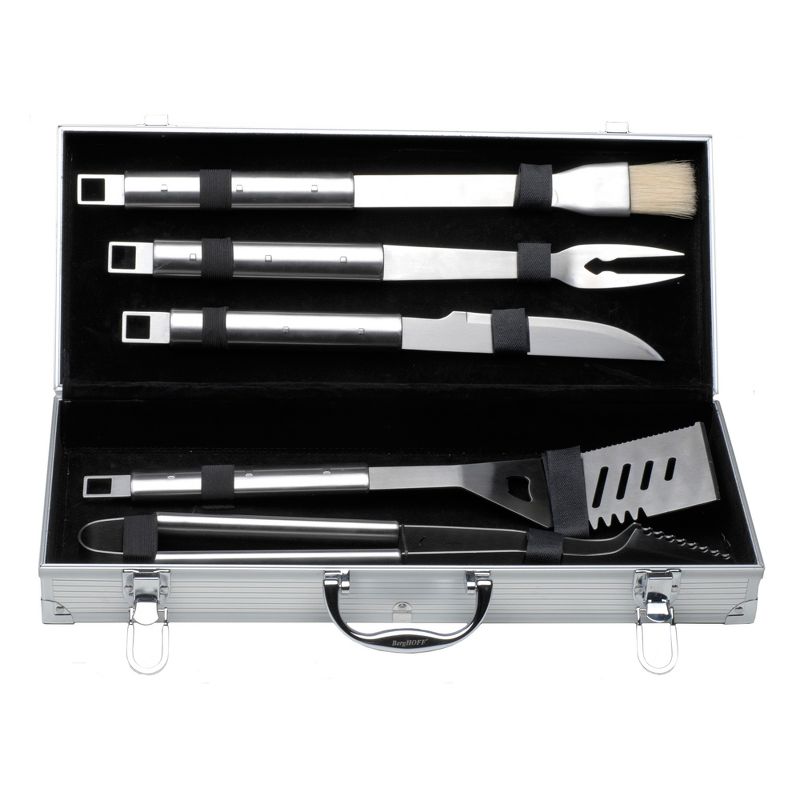 BergHOFF Cubo 6Pc Stainless Steel BBQ Set with Case, 1 of 9