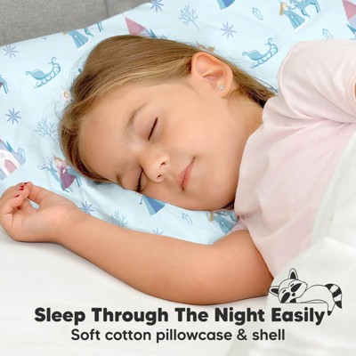 Enchanted Frost Hypoallergenic Polyester Toddler Pillow with Pillowcase