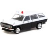 Datsun Bluebird 510 Wagon "Japan Police Car" Black and White "Global64" Series 1/64 Diecast Model by Tarmac Works - 2 of 4