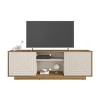 CAVINAS Modern TV Stand with Patterned Doors and Storage Media Console Entertainment Center for Living Room - 4 of 4