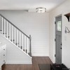 Urban Ambiance Luxury Modern Farmhouse Indoor Ceiling Light,  4-5/8''H x 12-5/8"W x 12-5/8''D,  Brushed Nickel Finish, UHP4597 - 2 of 4