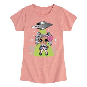 Girls' - LOL Surprise! - Astro Alien Doll Fitted Short Sleeve Graphic T-Shirt - 1 of 4
