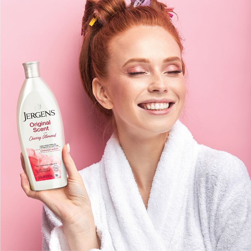 Jergens Original Scent with Cherry Almond Essence Dry Skin Moisturizer, Long Lasting Hydration, 3 of 12