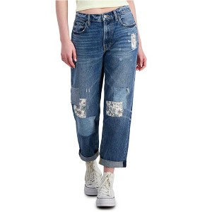 Lucky Brand Womens Patchwork Stretch Relaxed Fit Jeans - 1 of 1