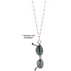 Eyeglass Necklace Calabria EC-5-E Eye Catcher Hang Loop 20"In Gold Brown Yellow - 2 of 4