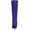 Allegra K Women's Pointy Toe Sparkle Glitter Stiletto Heel Knee High Boots - 3 of 4