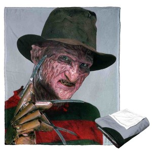 Warner Bros. Nightmare on Elm Street His Claws Silk Touch Throw Blanket 50x60 Inches - 1 of 4