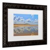 Trademark Fine Art - Beata Czyzowska Young Beach Reflections Matted Framed Art - 3 of 4