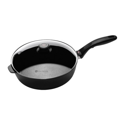 T-fal Ultimate Hard Anodized 10.25qt Covered Deep Saute - Dark Gray : Target