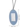 Unique Bargains Oval Elastic Cord Luggage Tag 1 Pc - 2 of 4
