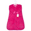 Hudson Baby Infant Girls Long-Sleeve Fleece Sleeping Bag, Navy Hearts - 2 of 2
