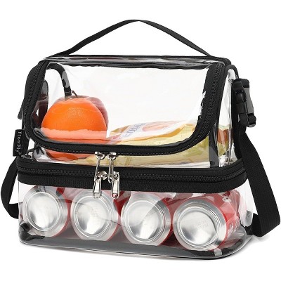 Paaaawaters Kids Double Decker Cooler Insulated Lunch Bag Large Tote for Boys, Girls, Men, Women, With Adjustable Strap