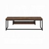 Chic Crate - Industrial Media Console w/ Floating Shelf - Weathered Oak & Iron Accents - Modern Farmhouse TV Stand - Driftwood & Charcoal - 3 of 4