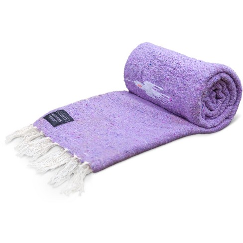 Benevolence La Authentic Mexican Yoga Blanket In Violet : Target