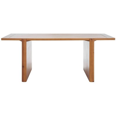 Truman Rectangle Coffee Table - Brown - Safavieh
