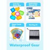 Joyfy Diving Pool Toys, 4-in-1 Swimming Dive Toy, 109 Pcs Waterproof Seek and Find Gems Game Set for Kids Summer Swim Dive Search Treasure Games - 2 of 4