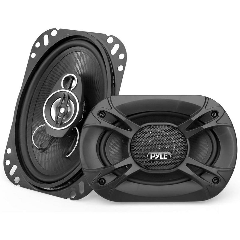 Pyle 3-Way Universal Car Stereo Speakers - Black, 1 of 7