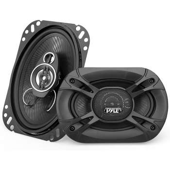 Pyle 3-Way Universal Car Stereo Speakers - Black