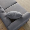 CAVINAS Upholstered Sofa Tufted Couch with Rolled Arms and Nailhead, Chesterfield Sofa, Loveseat Sofa with Pillows, Velvet Sofa for Living Room - 4 of 4
