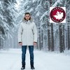 Canada Weather Gear Men’s Heavyweight Insulated Arctic Parka with Faux Fur Hood -  Winter Coat - Windproof Outdoor Jacket - 3 of 3