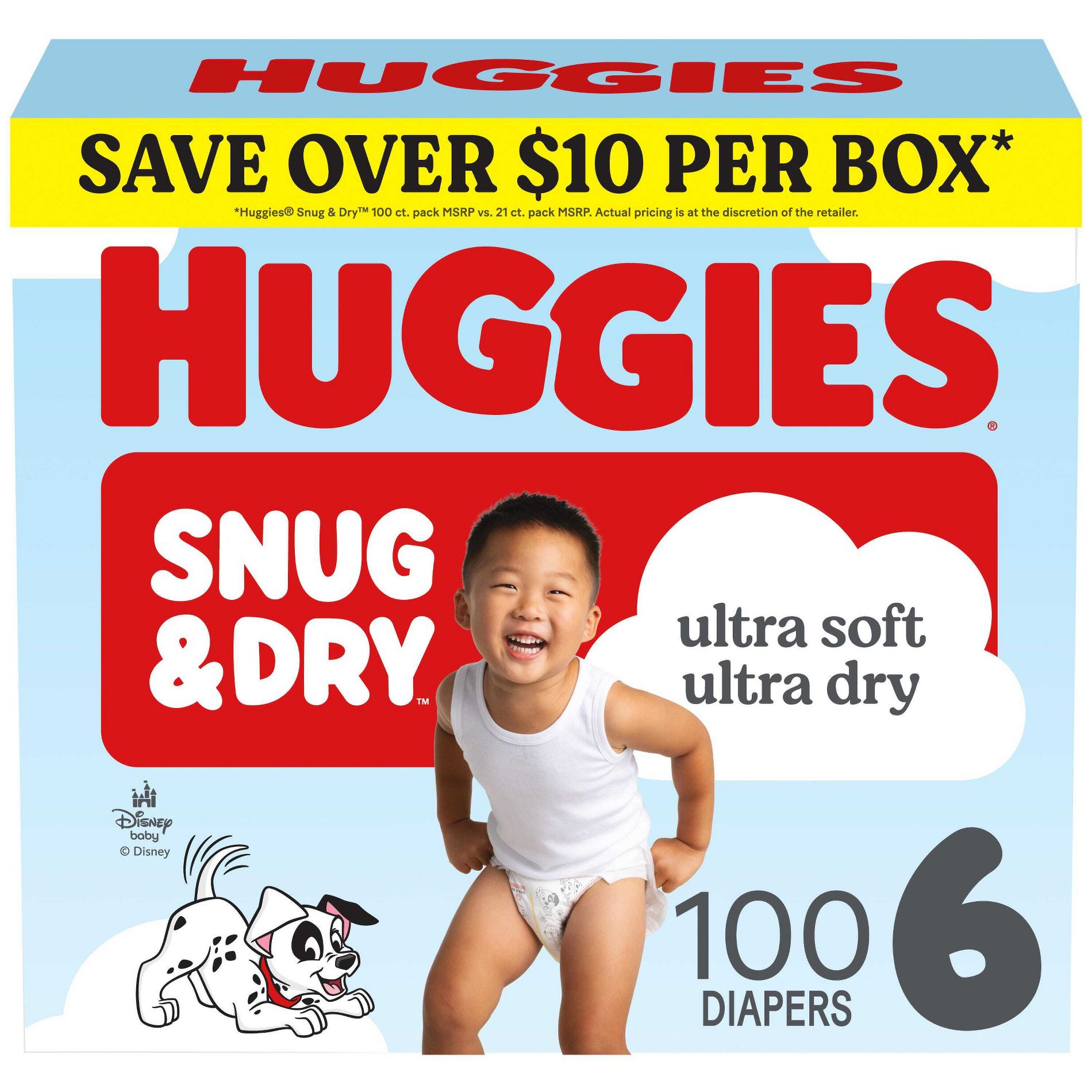 Huggies Snug & Dry Ultra Soft Diapers   - Size 6 - 100ct