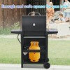 NAYSAYE Grill Racks 3 Burner Stainless Steel Propane Gas Grill with Two Shelves and Bottle Opener for Outdoor Cooking, Black, 40.9"*13.3"*39.3" - 3 of 4