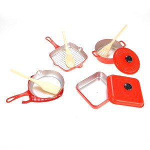 Ready! Set! Play! Link Little Chef 10 Piece Pots and Pans Kitchen Cookware Playset for Kids - 1 of 4