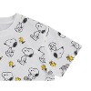 Ladies Peanuts Snoopy Fashion Shirt - Ladies Classic Snoopy Tee - Peanuts Ladies All Over Skimmer Tee - 4 of 4