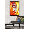 Trends International NFL Kansas City Chiefs - Isiah Pacheco 24 Framed Wall Poster Prints - 2 of 4