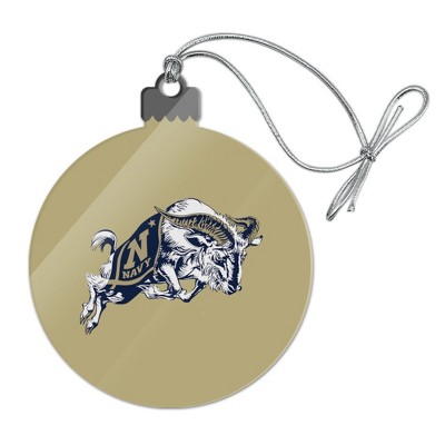US Naval Academy Secondary Logo Acrylic Christmas Tree Holiday Ornament