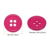 Unique Bargains Resin DIY Craft Flat 4-Hole Sewing Buttons 100 Pcs - 2 of 4