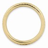 Black Bow Jewelry 2.25mm Stackable 14K Yellow Gold Plated Silver Cable Band - 2 of 4