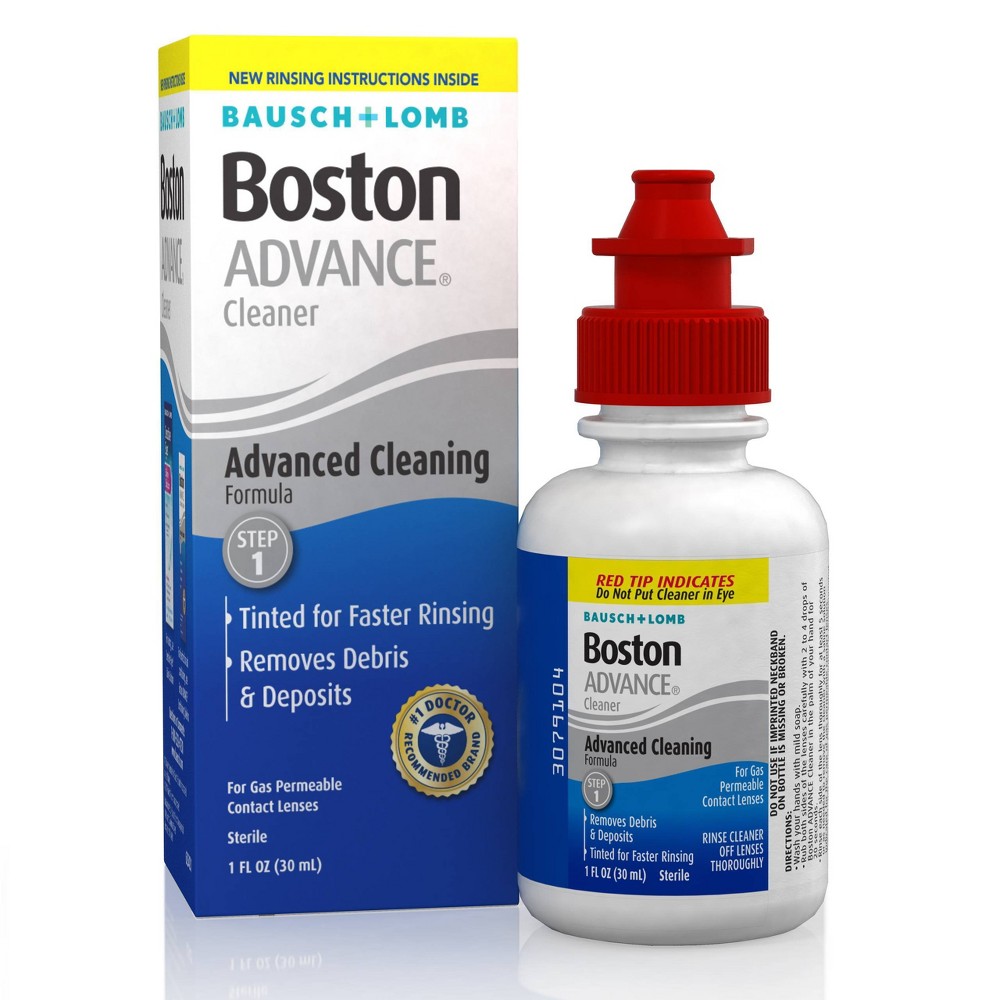 Photos - Other for medicine Bausch + Lomb Boston Advance Cleansing Contact Lens Solution - 1 fl oz 