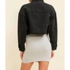 Women's LONG SLEEVE DENIM JACKET - Cloud Ten - 3 of 4