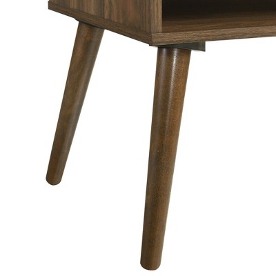 Gray Upholstered Queen Platform Bed with Nightstands